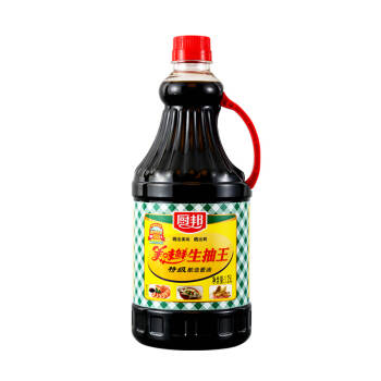 厨邦 酱油 美味鲜生抽王 特级酿造 180天 调味料 1.25L *2件,降价幅度13.5%