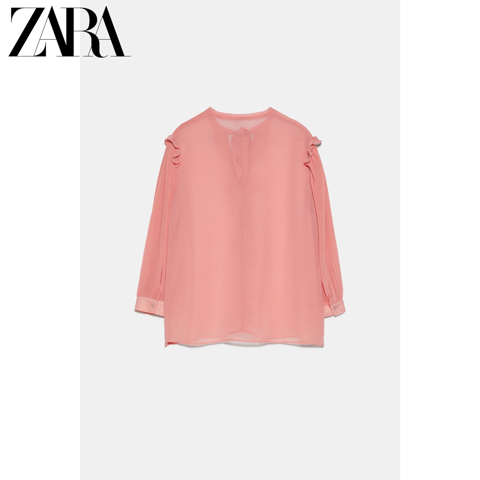 ZARA 女装 叠层装饰衬衫 03666042623,降价幅度77.2%