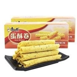 康师傅蛋酥卷醇香芝麻味108g*2盒蛋卷鸡蛋卷饼干食品零食 *2件