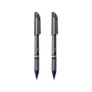 日本派通（Pentel）速干中性笔签字笔学生考试专用水笔0.7mmBL27蓝色 2支装 *2件