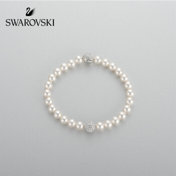 SWAROVSKI 施华洛世奇 优雅珍珠白 隐形磁扣 REMIX YOUR STYLE 手链女 时尚饰品 女友礼物 5365736