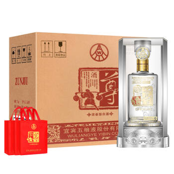 五粮液股份 尊酒特酿 浓香型粮食白酒52度500ml*6瓶整箱装 宜宾总厂生产