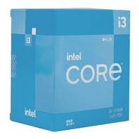 英特尔： i3-12100/F 酷睿12代CPU处理器 4核8线程