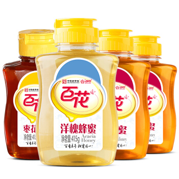 百花  牌洋槐蜂蜜  枣花 蜜*2瓶套装 1660g,降价幅度31.4%