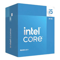 英特尔： i5-14400F 酷睿14代CPU处理器 10核16线程 睿频至高可达4.7Ghz