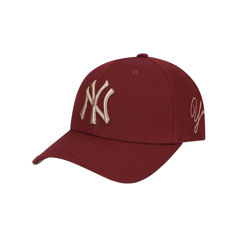 MLB 可调节棒球帽 NY 运动潮流时尚休闲弯檐帽-32CP50911