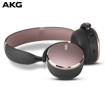 AKG Y500 WIRELESS无线蓝牙耳机 头戴式游戏耳机 手机通用 环境感知可通话 樱花粉,降价幅度53.9%