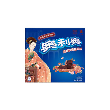奥利奥 Oreo 故宫夹心饼干 网红休闲零食 荔香玫瑰糕味388g *2件,降价幅度5.5%