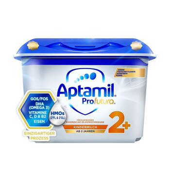 德国原装进口 德国爱他美(Aptamil) 白金双重HMO 幼儿配方奶粉2+段   安心罐 800g