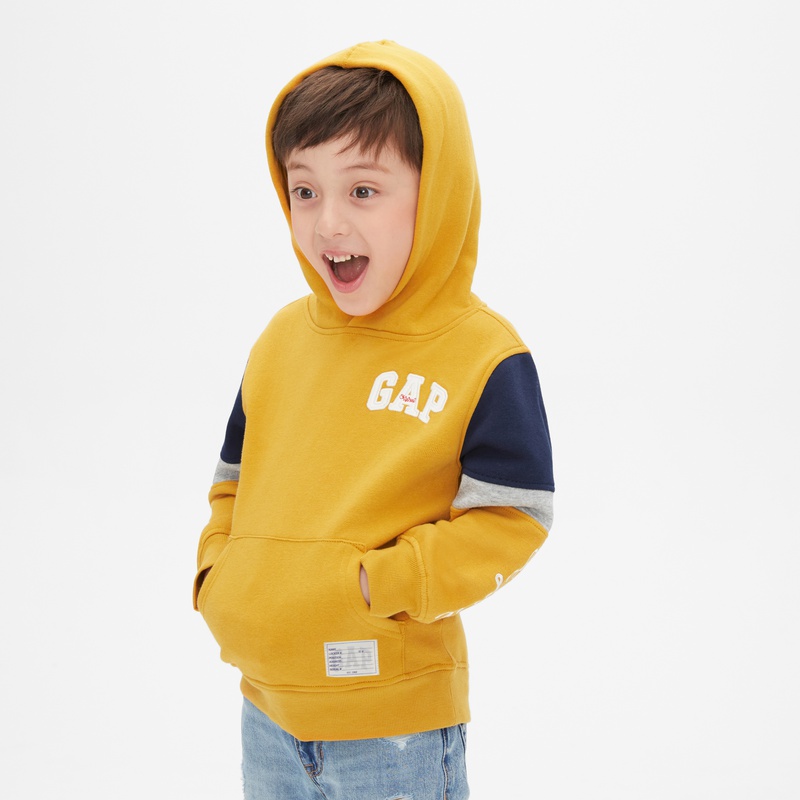 Gap男童休闲简约卫衣亲子装510000 2019新款上衣儿童潮流外套