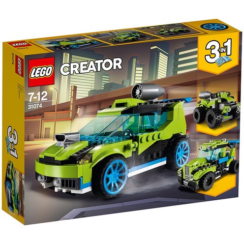 lego 乐高 creator创意百变系列 火箭拉力赛车 legc31074 7-12岁 塑料