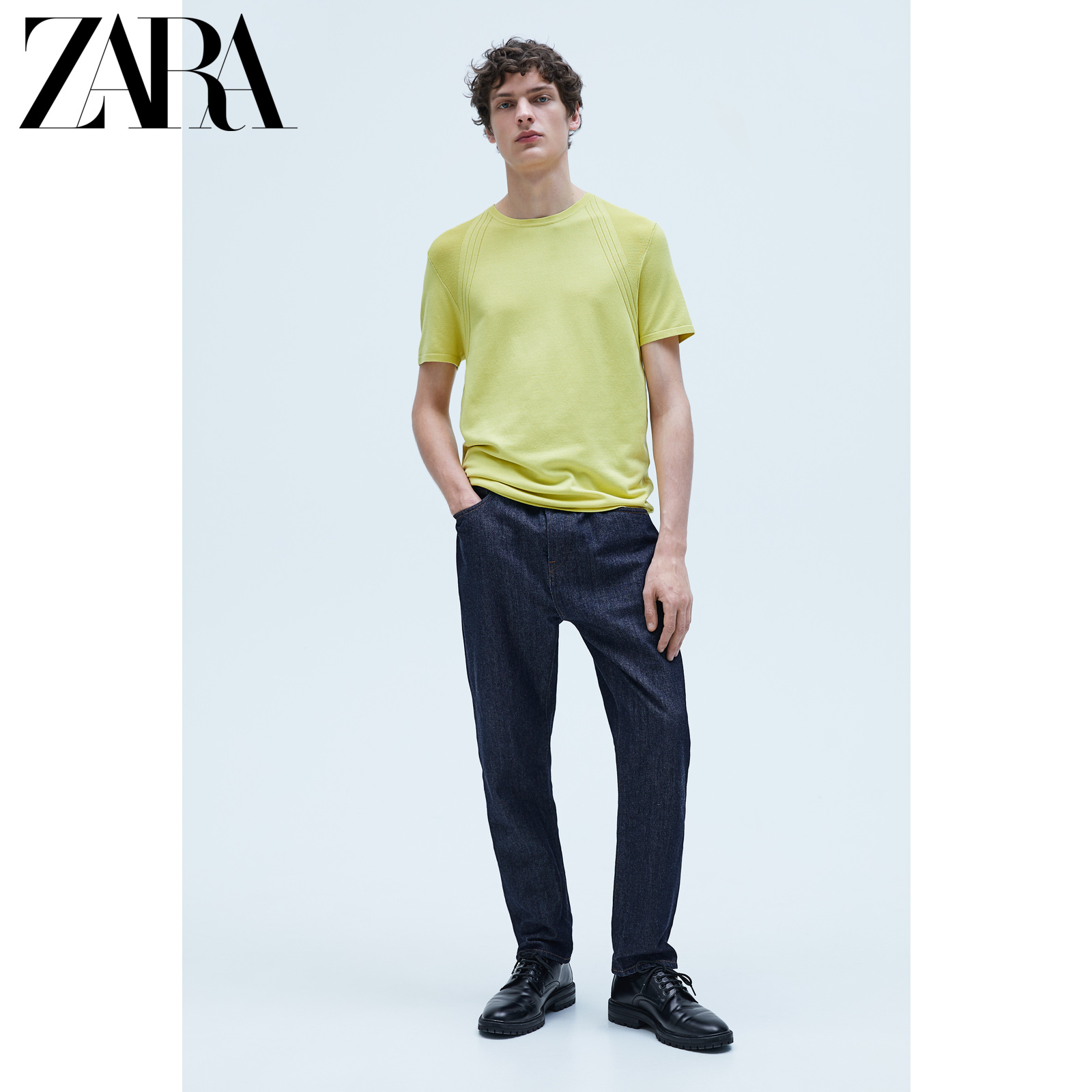 ZARA 男装 打底内搭短袖针织T 恤  00693404520,降价幅度74.2%