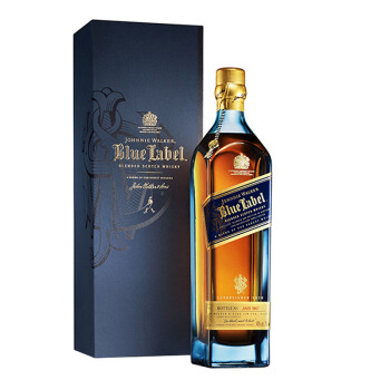 尊尼获加（JOHNNIE WALKER）洋酒 蓝方 蓝牌调配苏格兰威士忌750ml