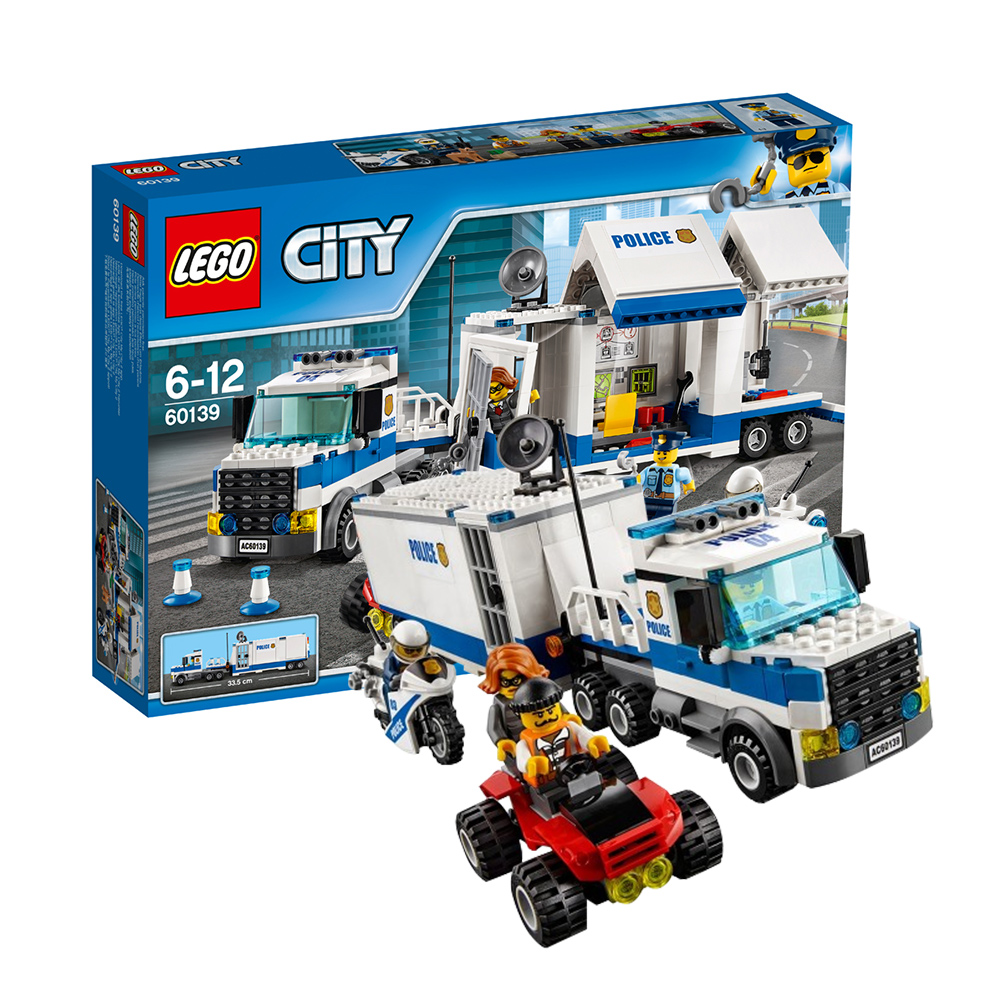 丹麦lego乐高进口城市移动指挥中心60139益智拼装积木孩子礼物