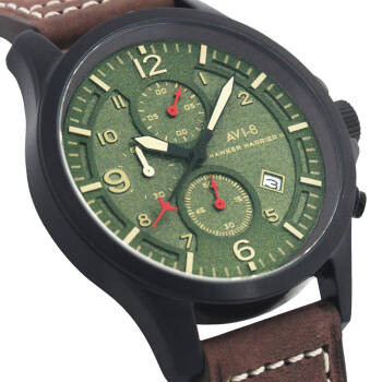AVI-8英国品牌飞行员手表潮流手表时尚防水石英表/机械表男士腕表多款可选 AV-4006-03石英表