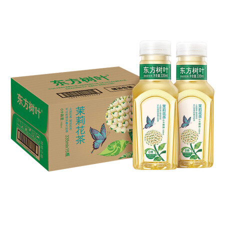 农夫山泉 东方树叶茉莉花茶335ml*15瓶 茶饮料 整箱装 *2件