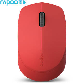 雷柏（Rapoo） M100G 无线鼠标 蓝牙鼠标 办公鼠标 静音鼠标 便携鼠标 对称鼠标 笔记本鼠标 红色