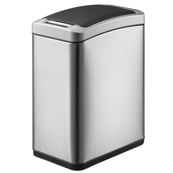 EKO智能垃圾桶自动感应开盖垃圾桶厨房客厅卫生间带盖家用电动自动大号垃圾干湿分类垃圾桶 9229MT8L