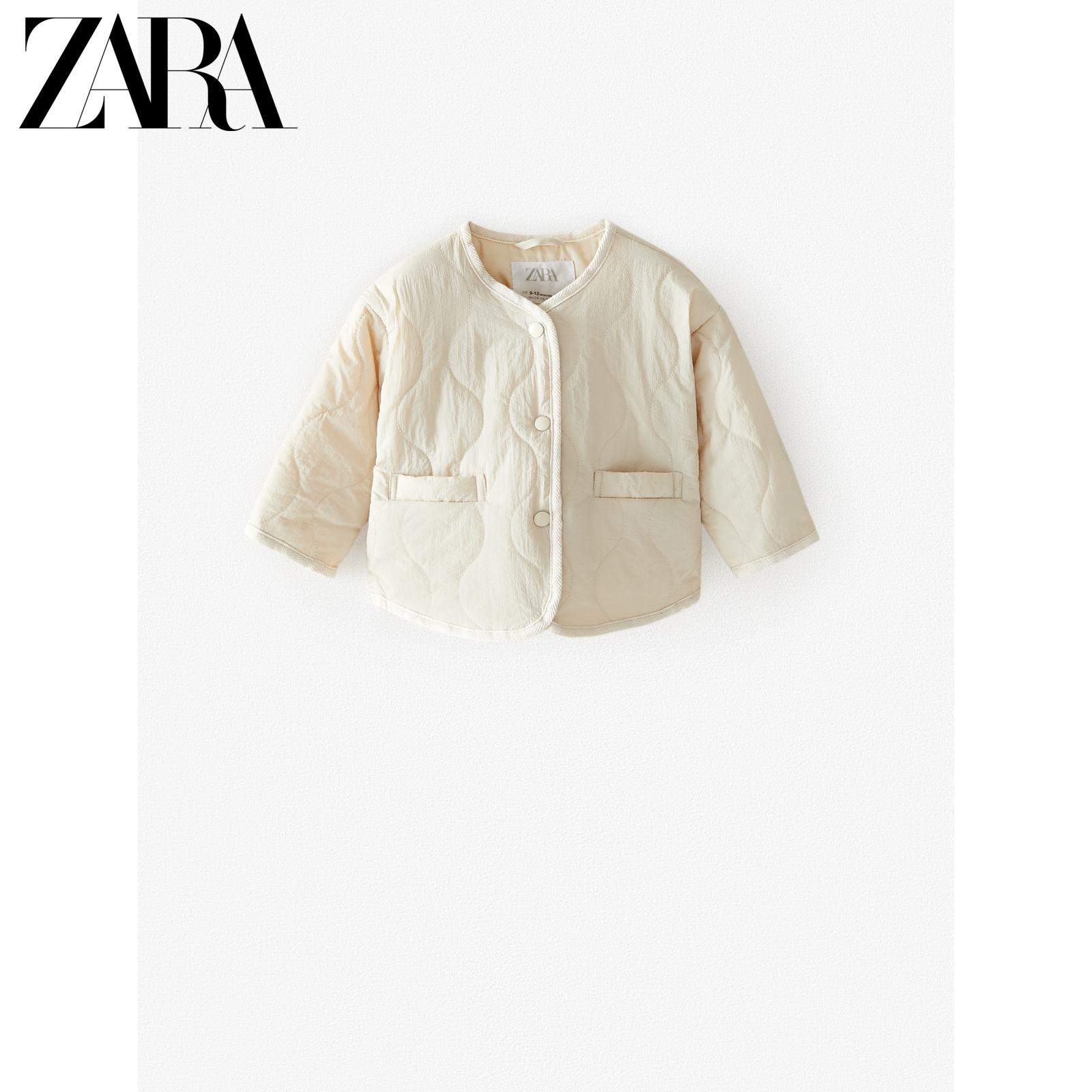 ZARA 新款 女婴幼童 棉服外套 07901512712