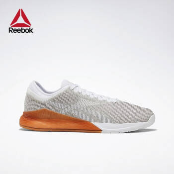 Reebok锐步男子健身鞋 NANO 9室内综合运动网面低帮训练鞋 FU6828 DV6345_浅灰色/土黄色 39,降价幅度28.1%