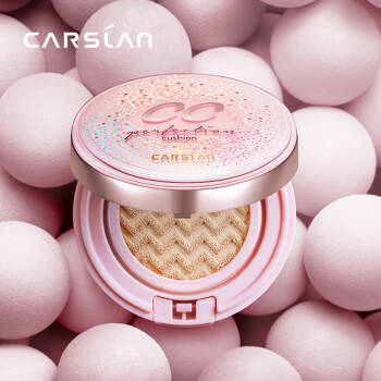 卡姿兰 （Carslan）蜗牛气垫CC好气色套装 01#丝白色,降价幅度52%