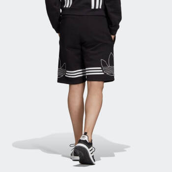 阿迪达斯官网adidas 三叶草OUTLINE TRF SH男装经典运动裤短裤ED4696 如图 L,降价幅度46.9%