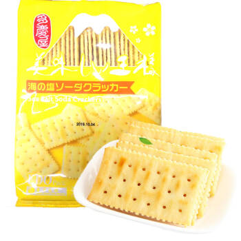 EDO pack 饼干蛋糕 零食早餐 海盐苏打饼干 280g/袋 *3件