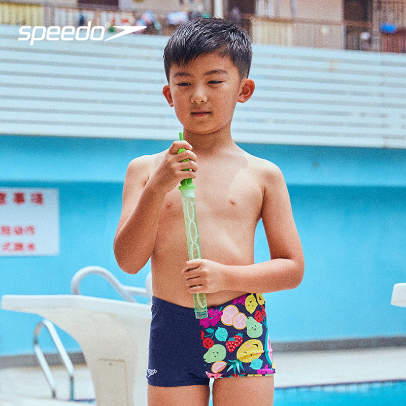 Speedo/速比涛 游乐果系列 亲子款 青少年儿童泳裤男童