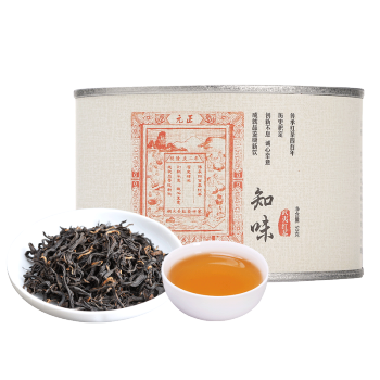 2019新茶 元正正山小种红茶 武夷山桐木关特级茶叶罐装散装 知味50g *2件,降价幅度14.5%