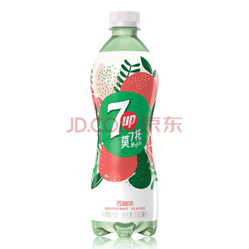 七喜 7UP 莫七托 西柚味 汽水碳酸饮料 550ml*12瓶 整箱装 百事可乐公司出品 *3件,降价幅度33.5%