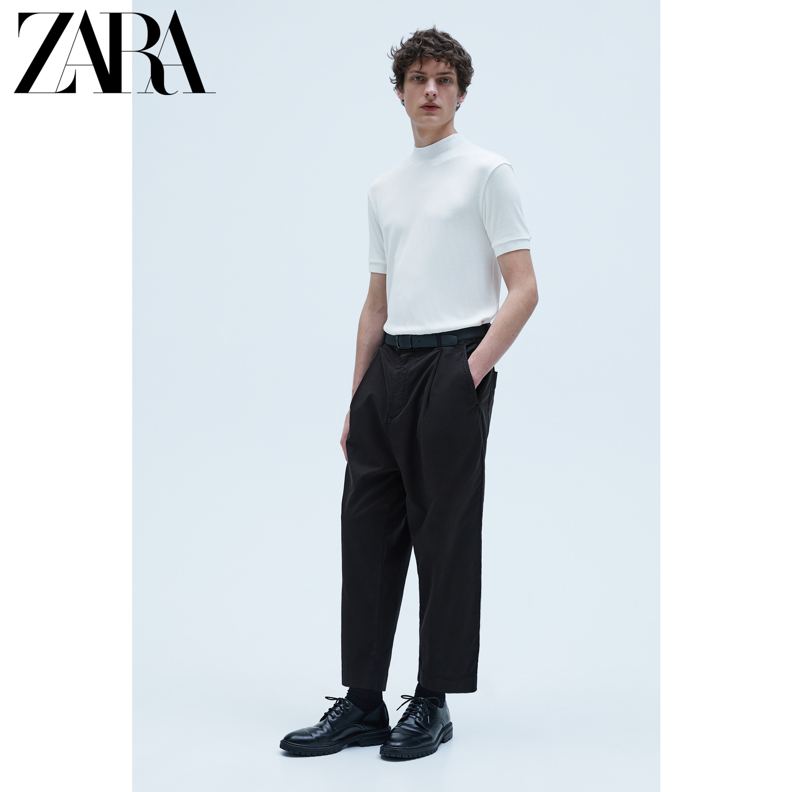 ZARA 男装 半高领 T 恤 00722421251,降价幅度70.4%