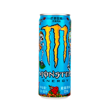 魔爪 Monster 芒果味风味饮料 维生素饮料 运动饮料 330ml*24罐 整箱装 可口可乐公司出品,降价幅度50.1%