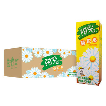 可口可乐 Coca-Cola阳光菊花茶饮料250ml*24 整箱装 可口可乐公司出品 *2件,降价幅度42.2%