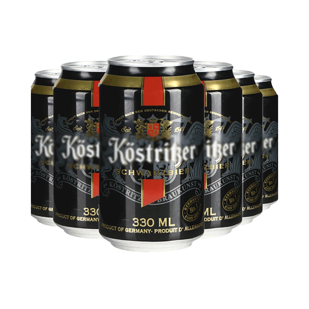 德国卡力特原装进口贵族纯麦黑啤酒330mL*6罐 整箱,降价幅度25.8%
