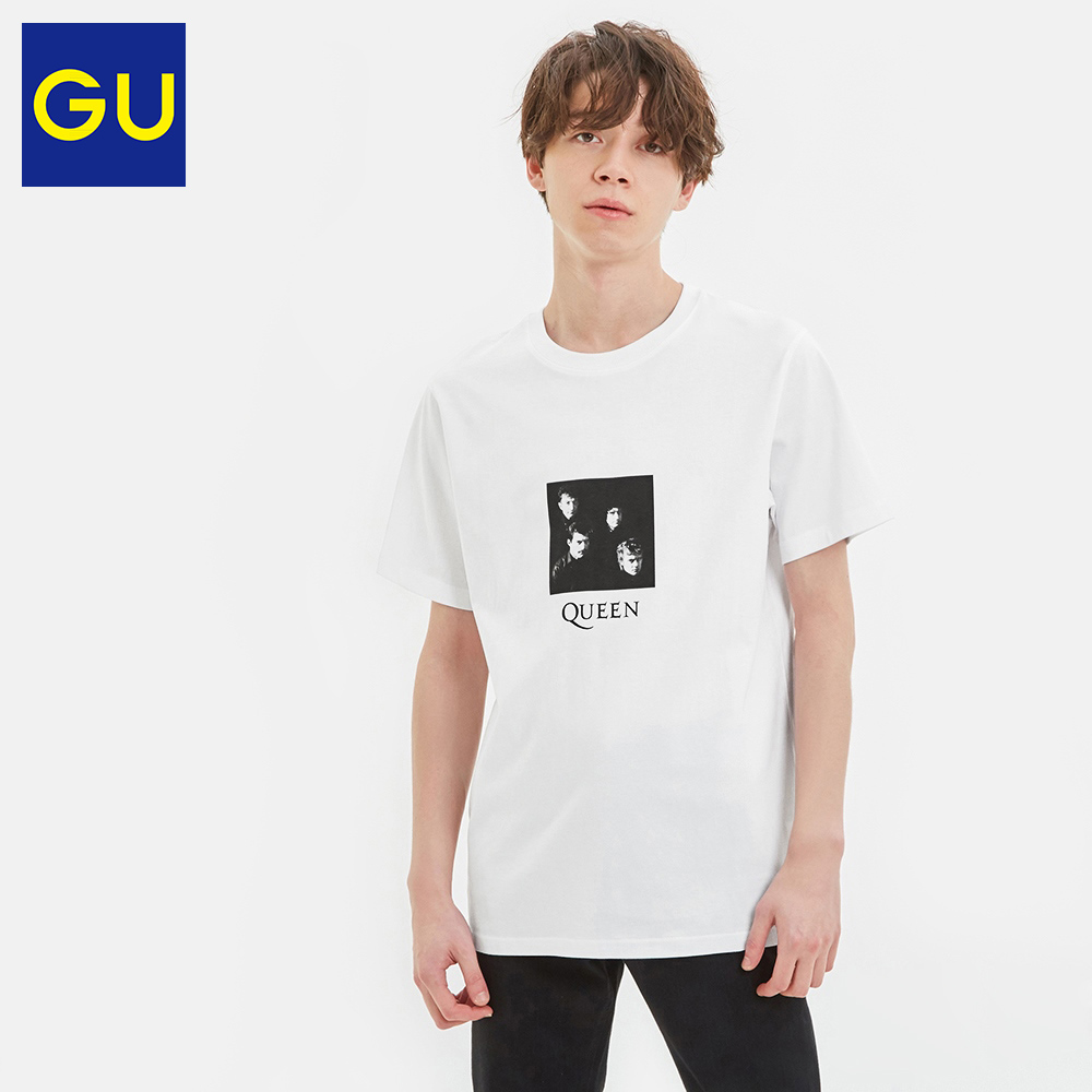 GU极优男装印花T恤短袖QUEEN皇后乐队2020夏季新款复古纯棉323521,降价幅度43.5%