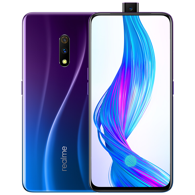 realme X 4800万双摄 升降摄像头 高通骁龙710 屏下指纹 全网通6GB+64GB 朋克蓝 游戏智能手机,降价幅度41.5%