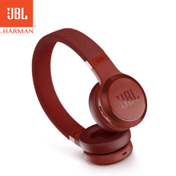 JBL LIVE 400BT 智能语音AI无线蓝牙耳机/耳麦 头戴式 运动耳机 有线耳机通话游戏耳机 红色