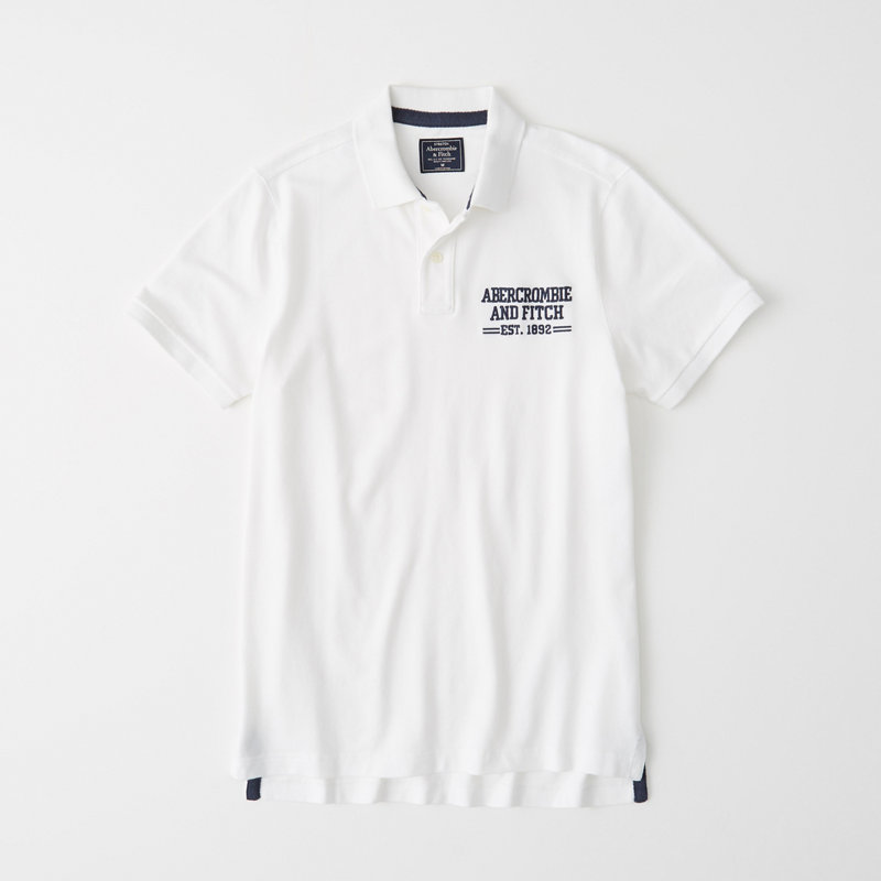 Abercrombie＆Fitch男装 潮流弹力Logo款Polo衫 106785-1 AF