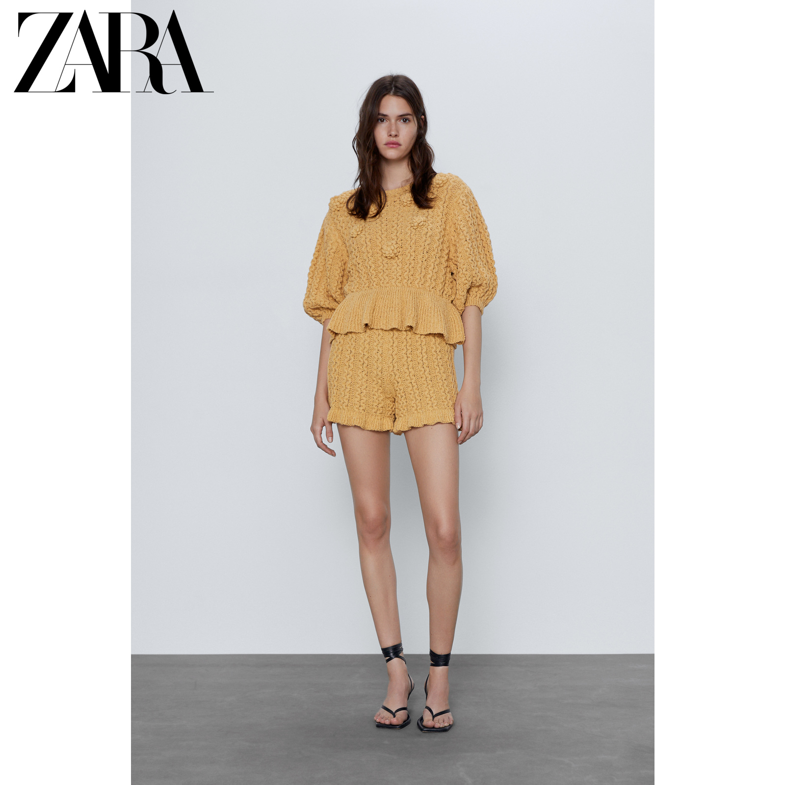 ZARA 女装 凸饰纹理针织衫 06771022305,降价幅度73.6%