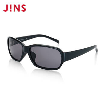 睛姿JINS新款BB太阳眼镜TR90轻量镜框蛤蟆镜防紫外线MRF17S828 94 黑色