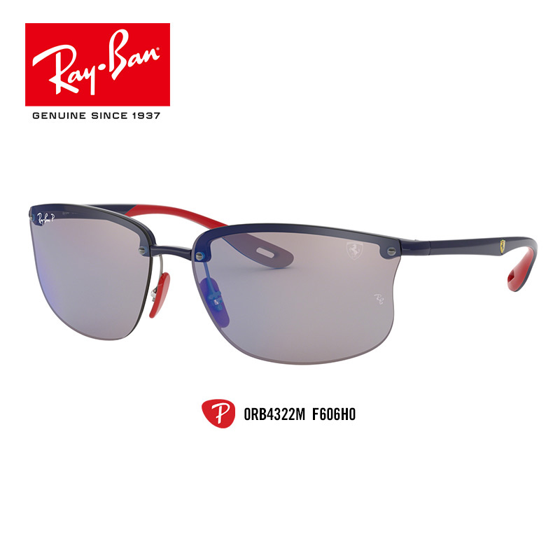 rayban雷朋2019春夏新款法拉利系列男款太阳镜偏光墨镜0rb4322m