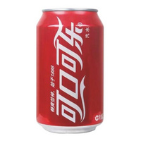 可口可乐： 原味 碳酸饮料 罐装经典口味摩登罐