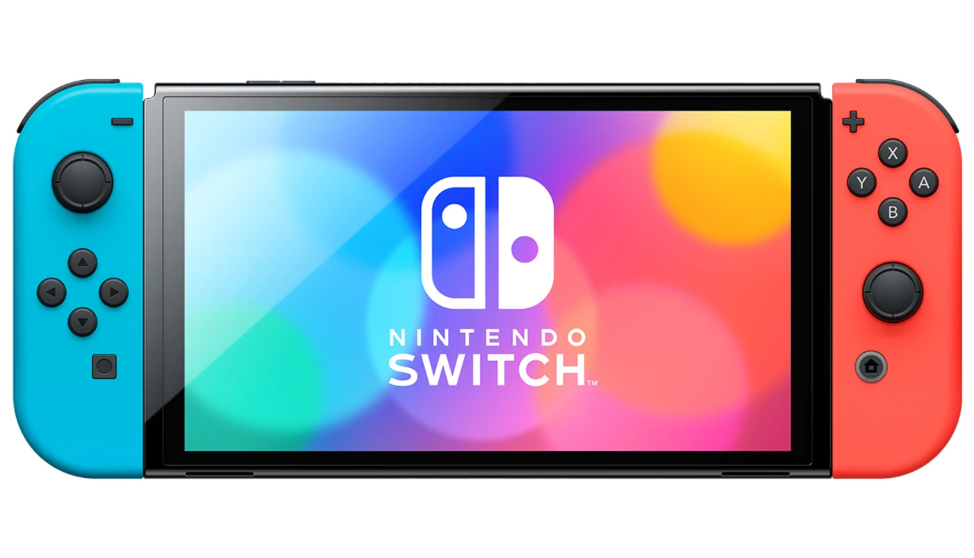 Nintendo Switch – OLED Model w/ Neon Red & Neon Blue Joy-Con ( Japan Stock  Region-Free ) (Renewed)