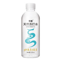  依能 饮用天然苏打水 360ml 瓶装无糖不添加防腐剂