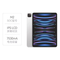 苹果： iPad Pro 2022款 11英寸平板电脑