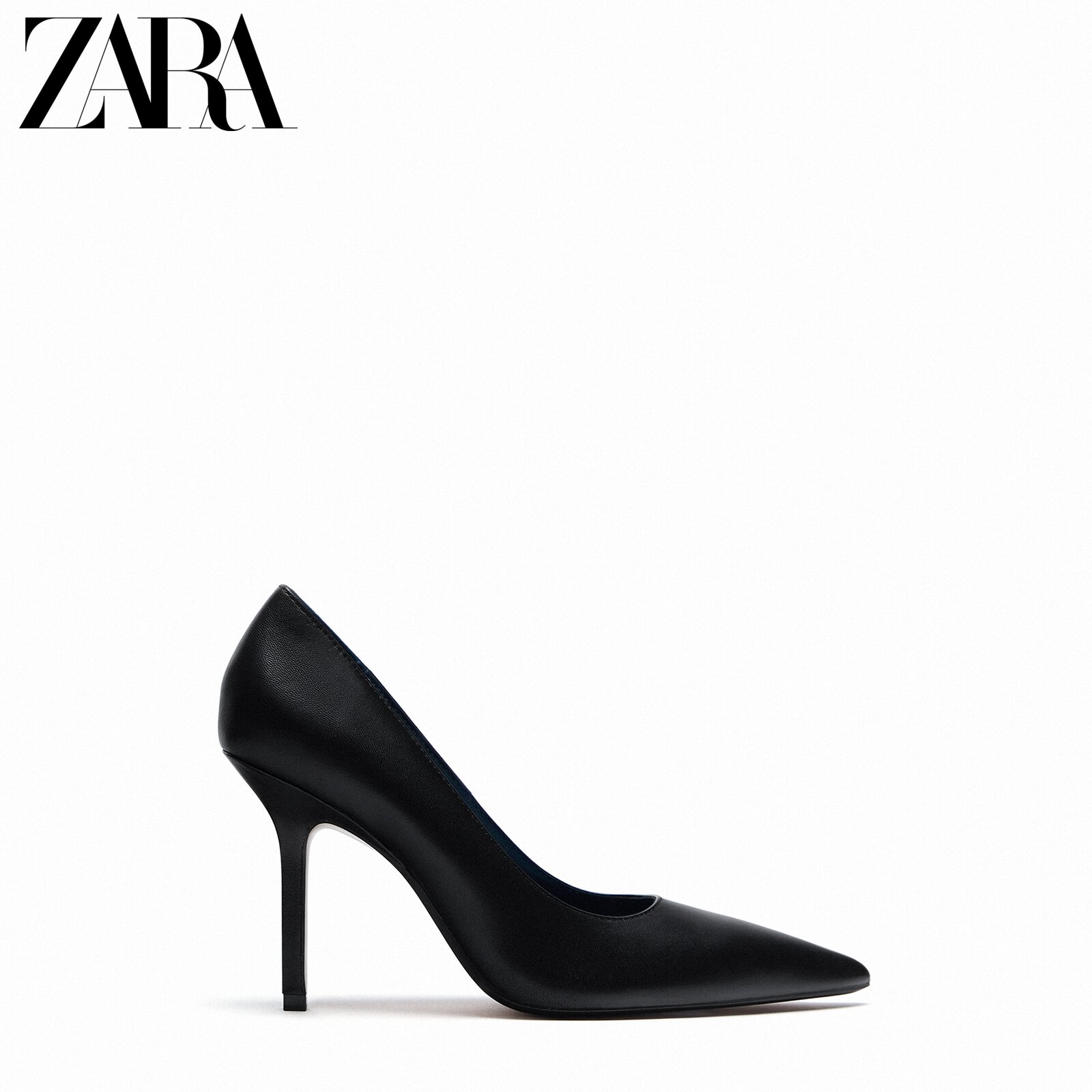 zara 女鞋 淡紫羅蘭色網眼貓跟仙女風高跟鞋 12214610057