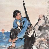麦田人海红旗